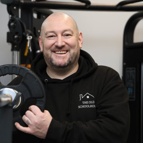 Tommy Hall, who received wind farm funding to support his journey from unemployment to a rewarding career.